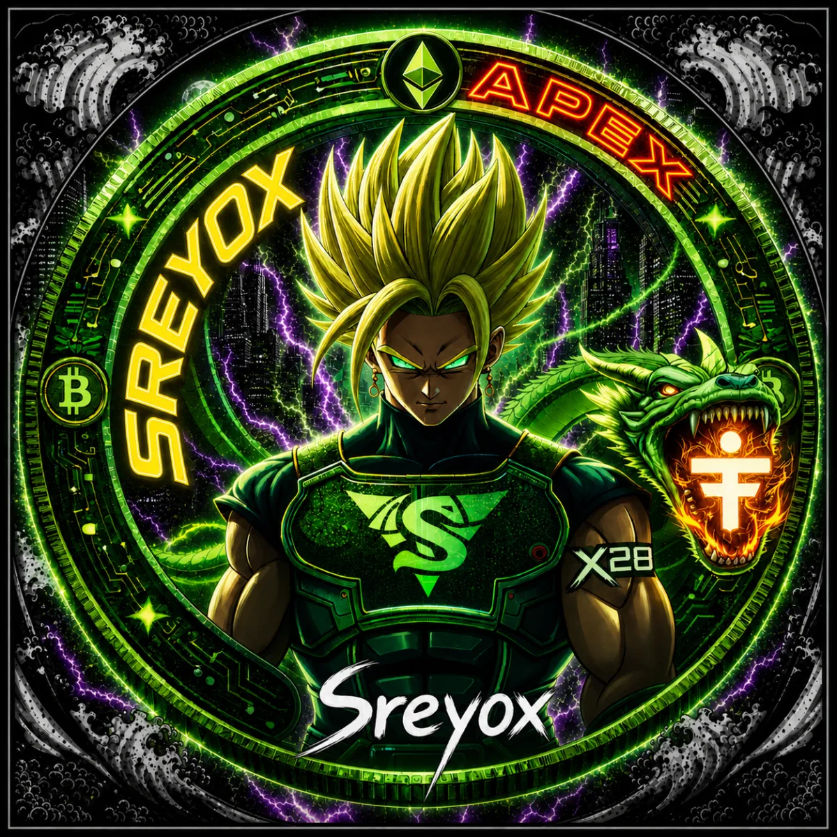Srey0x Apex green wheel